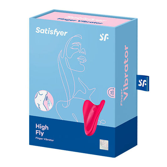 SATISFYER - VIBRATEUR  DOIGTS HIGH FLY FUCHSIA - 7eme ciel