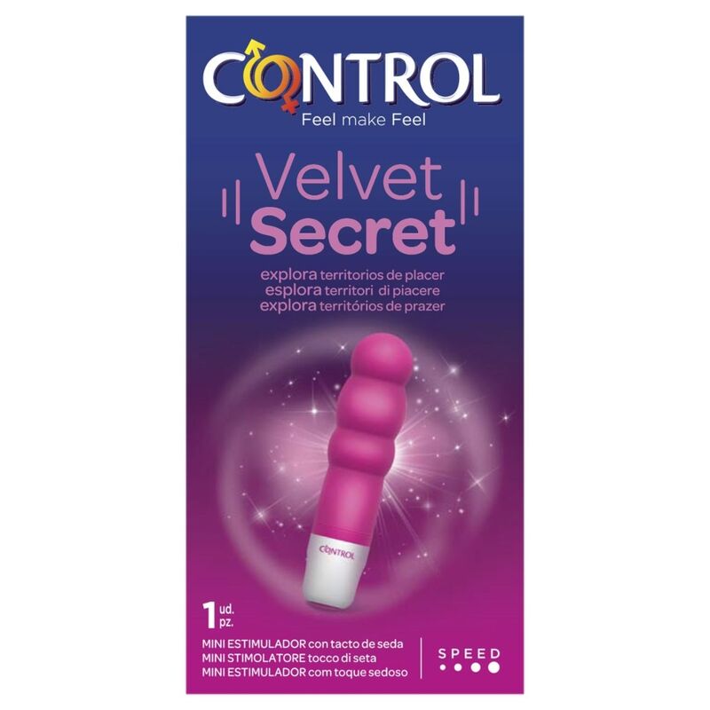 CONTROL - MINI STIMULATEUR SECRET VELOURS - 7eme ciel