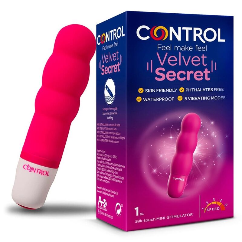 CONTROL - MINI STIMULATEUR SECRET VELOURS - 7eme ciel