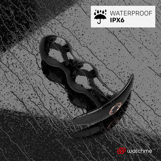 ANBIGUO - WATCHME TÉLÉCOMMANDE PLUG VIBRATEUR ANAL TIBERIO - 7eme ciel