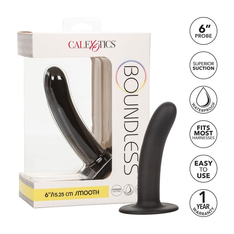 CALEXOTICS - BOUNDLESS DILDO 15.25 CM COMPATIBLE HARNAIS LISSE - 7eme ciel