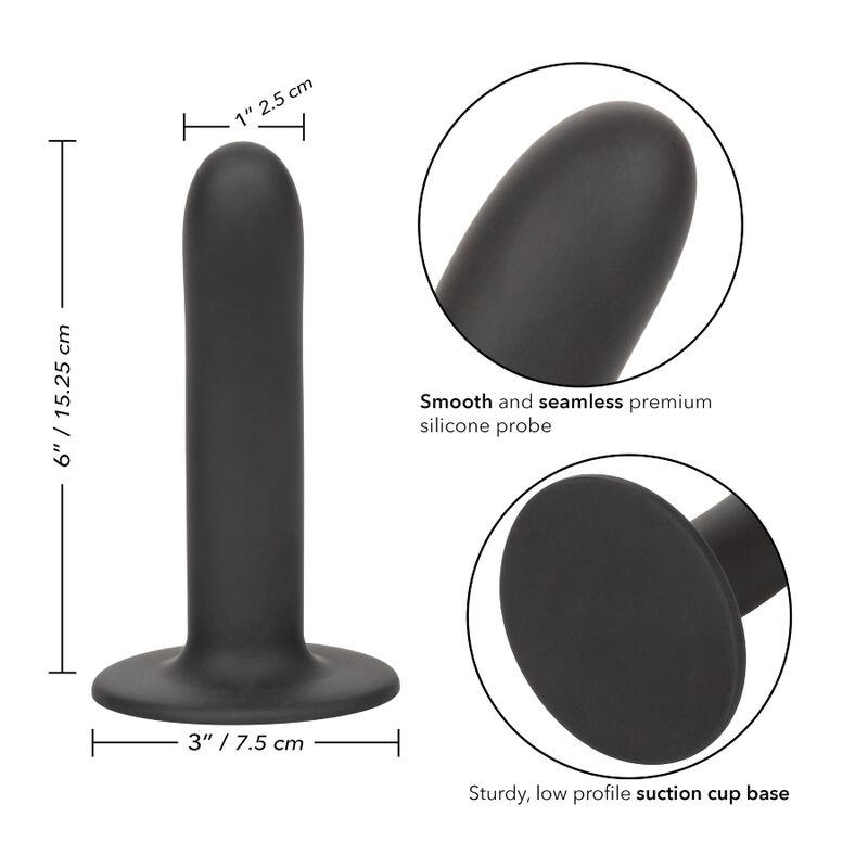 CALEXOTICS - BOUNDLESS DILDO 15.25 CM COMPATIBLE HARNAIS LISSE - 7eme ciel