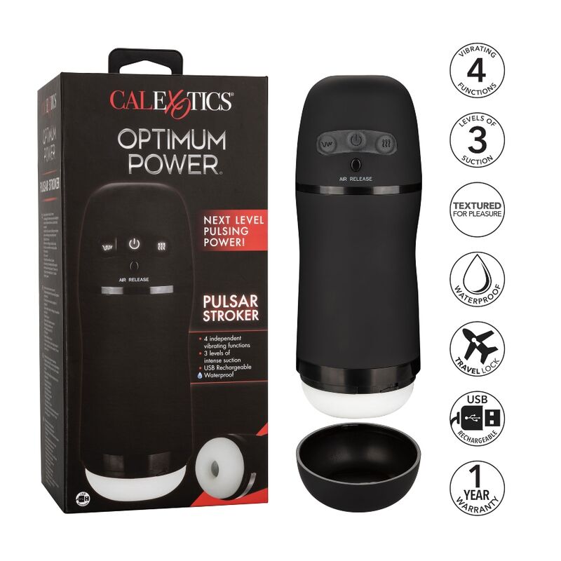 CALEXOTICS - MASTURBATEUR À ASPIRATION VIBRANTE À PUISSANCE OPTIMALE - 7eme ciel