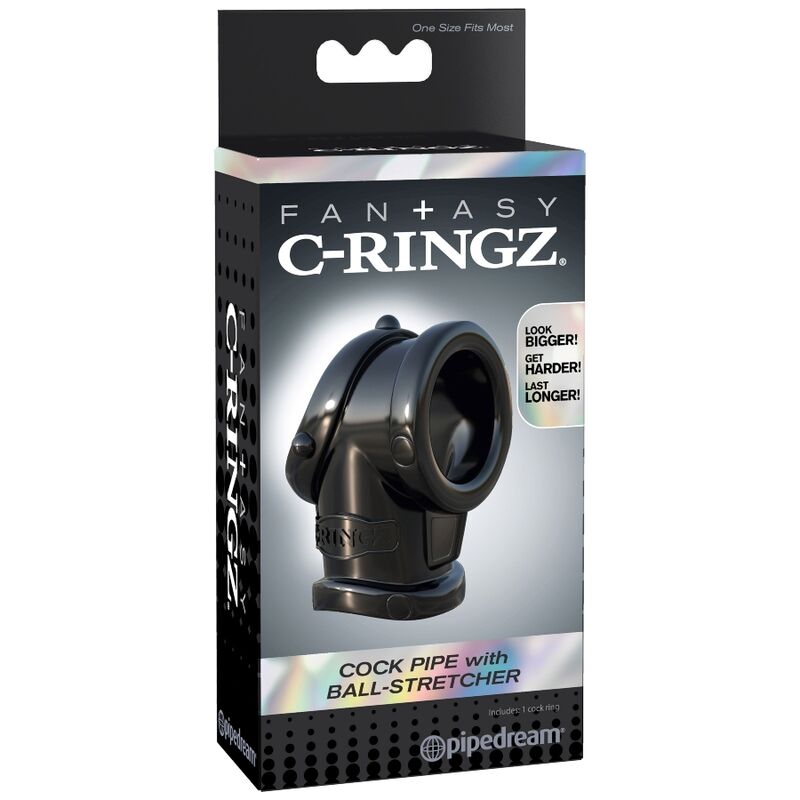 FANTASY C-RINGZ - TUYAU DE COCK AVEC BALL STRECH - 7eme ciel
