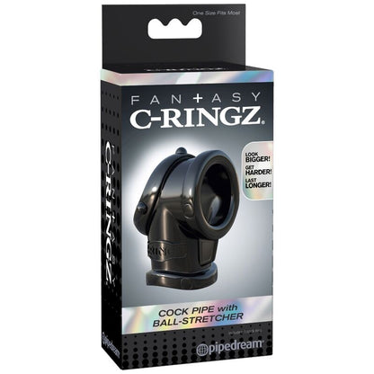 FANTASY C-RINGZ - TUYAU DE COCK AVEC BALL STRECH - 7eme ciel