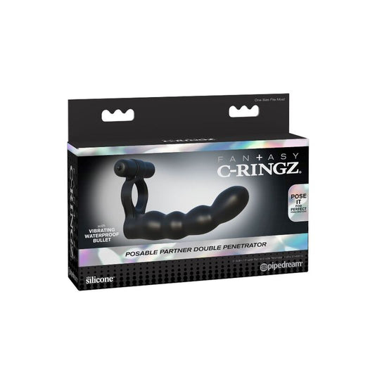 FANTASY C-RINGZ - PÉNÉTRATEUR DOUBLE POSABLE - 7eme ciel