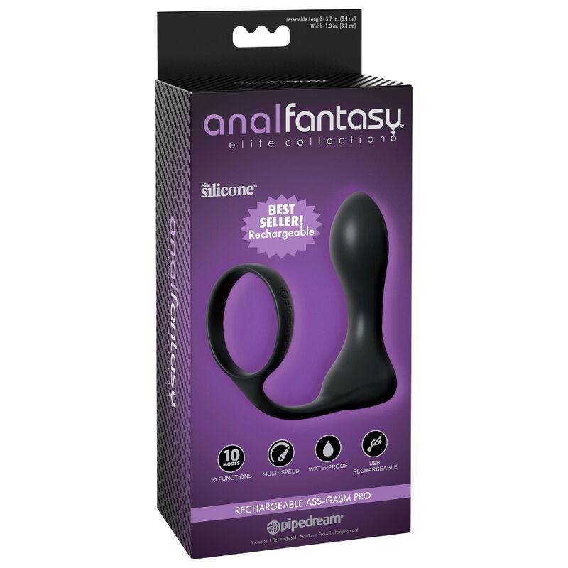 ANAL FANTASY ELITE COLLECTION - RECHARGEABLE ASS-GASM PRO - 7eme ciel