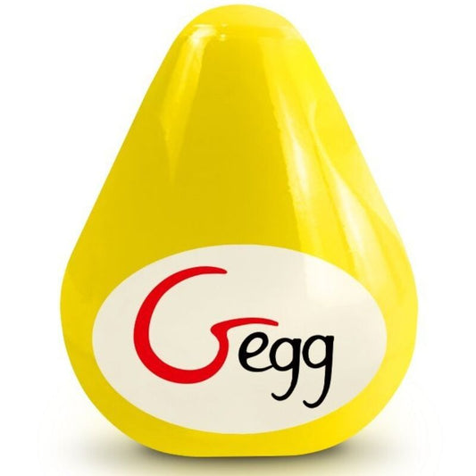 G-VIBE - OEUF MASTURBATEUR TEXTURÉ JAUNE RÉUTILISABLE - 7eme ciel