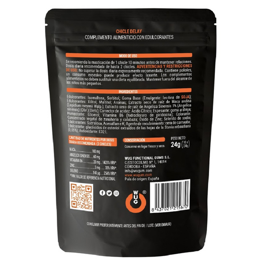 WUG SEX SENSE - DELAY CUM DELAYER 10 UNITS - 7eme ciel