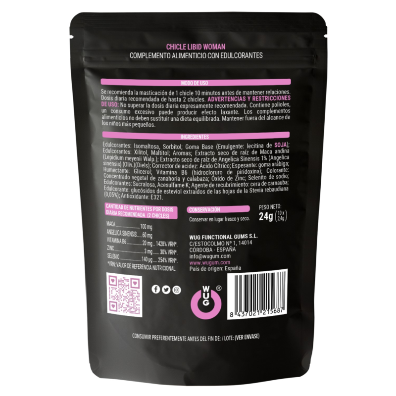 WUG SEX SENSE - LIBID WOMEN ENHANCER 10 UNITS - 7eme ciel