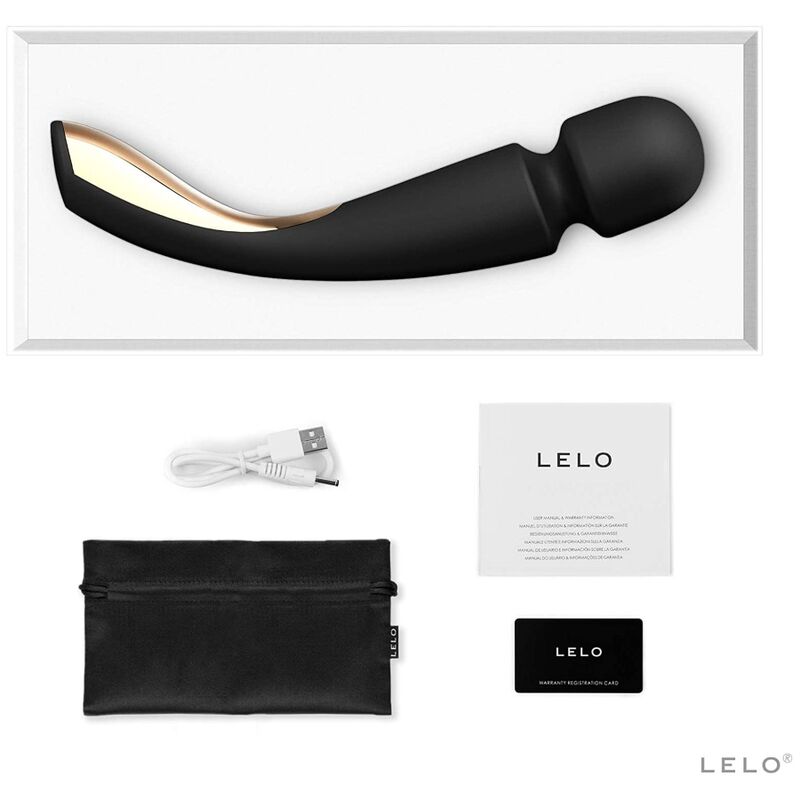 LELO - MASSEUR SMART MEDIUM WAND 2 NOIR - 7eme ciel