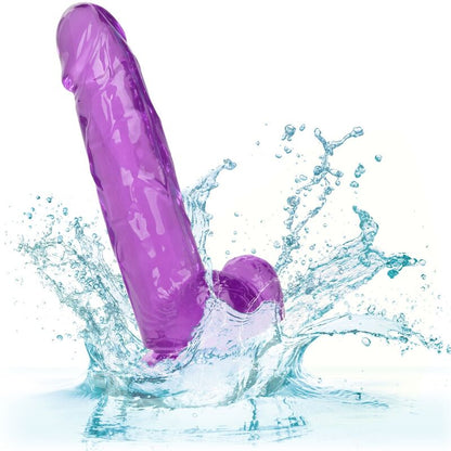 CALEXOTICS - GODE REINE TAILLE VIOLET 15.3 CM - 7eme ciel
