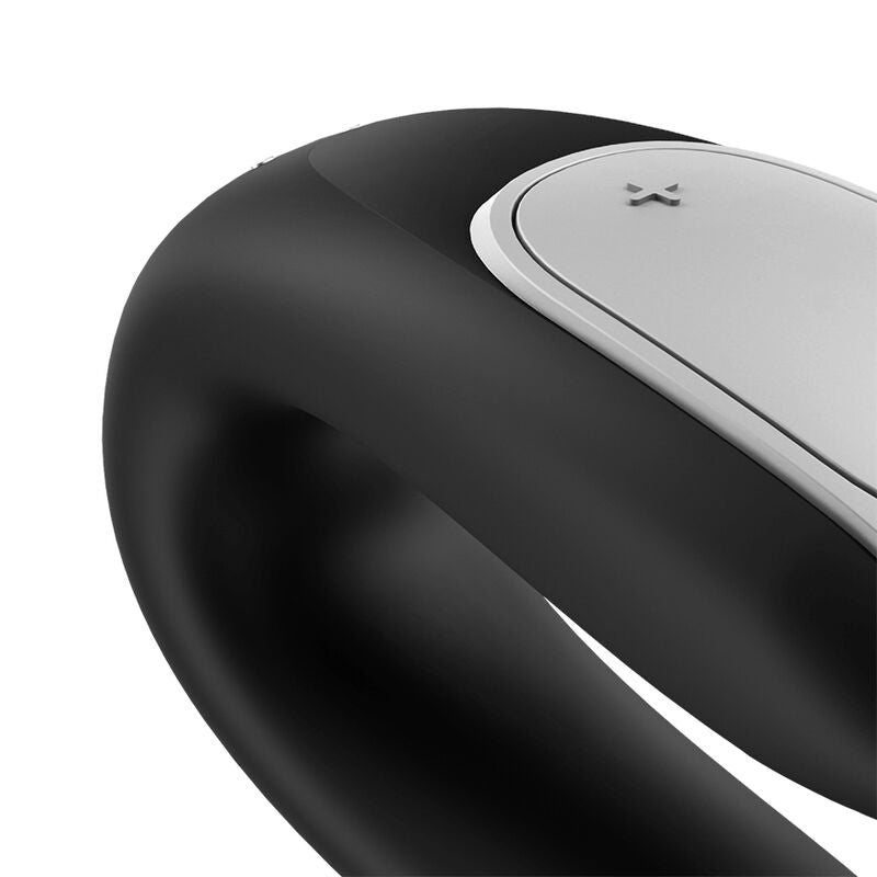 SATISFYER - VIBRATEUR PARTENAIRE DOUBLE FUN NOIR - 7eme ciel