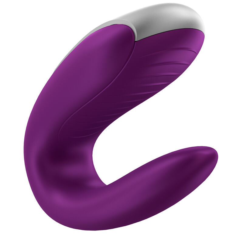 SATISFYER - VIBRATEUR PARTENAIRE DOUBLE FUN VIOLET - 7eme ciel