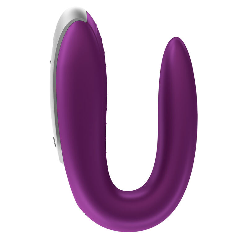 SATISFYER - VIBRATEUR PARTENAIRE DOUBLE FUN VIOLET - 7eme ciel