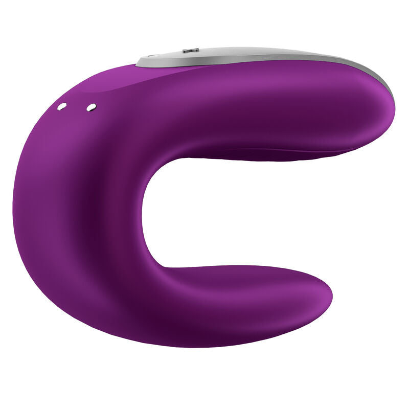 SATISFYER - VIBRATEUR PARTENAIRE DOUBLE FUN VIOLET - 7eme ciel