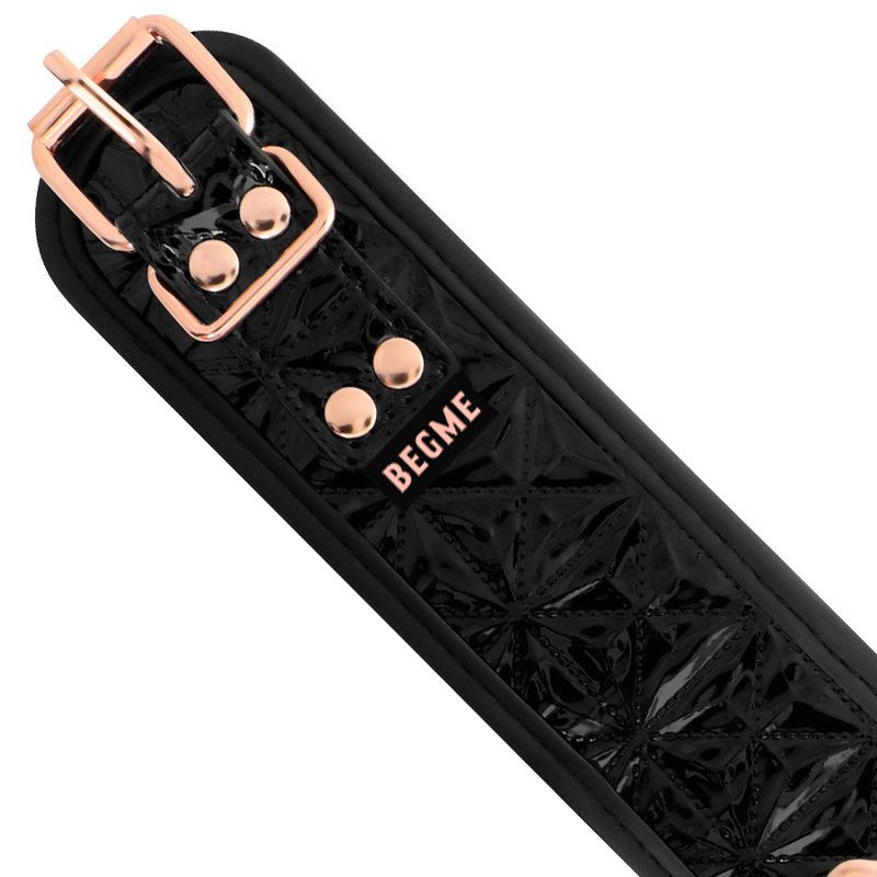 BEGME - BLACK EDITION PREMIUM COLLIER EN CUIR VEGAN - 7eme ciel