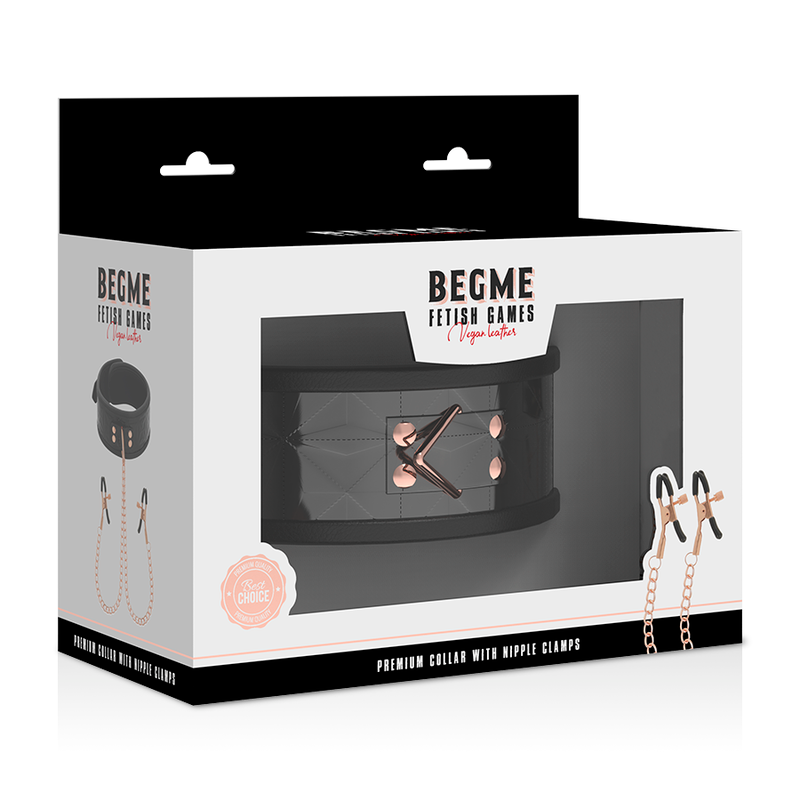 BEGME - BLACK EDITION COLLIER BEGME BLACK EDITION AVEC PINCES À MÉTONS - 7eme ciel