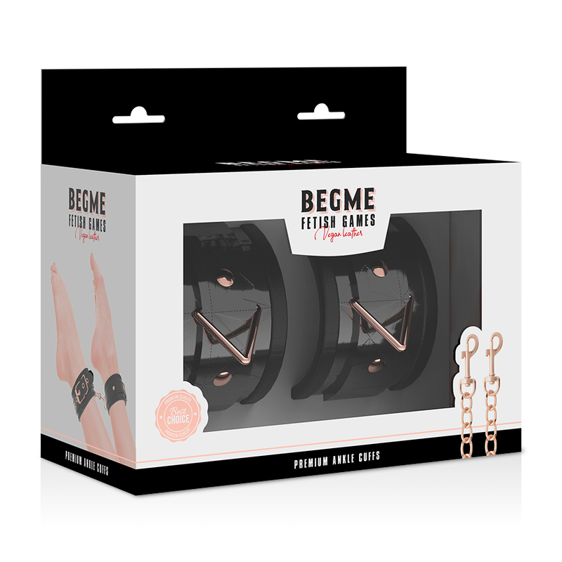 BEGME - BLACK EDITION PREMIUM MENOTTES POUR CHEVILLES - 7eme ciel