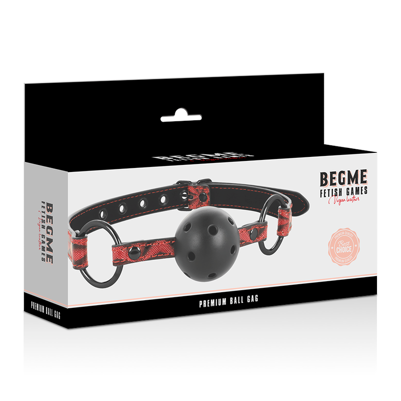 BEGME - MÂCHOIRE EN CUIR VÉGÉTALIEN ÉDITION ROUGE - 7eme ciel