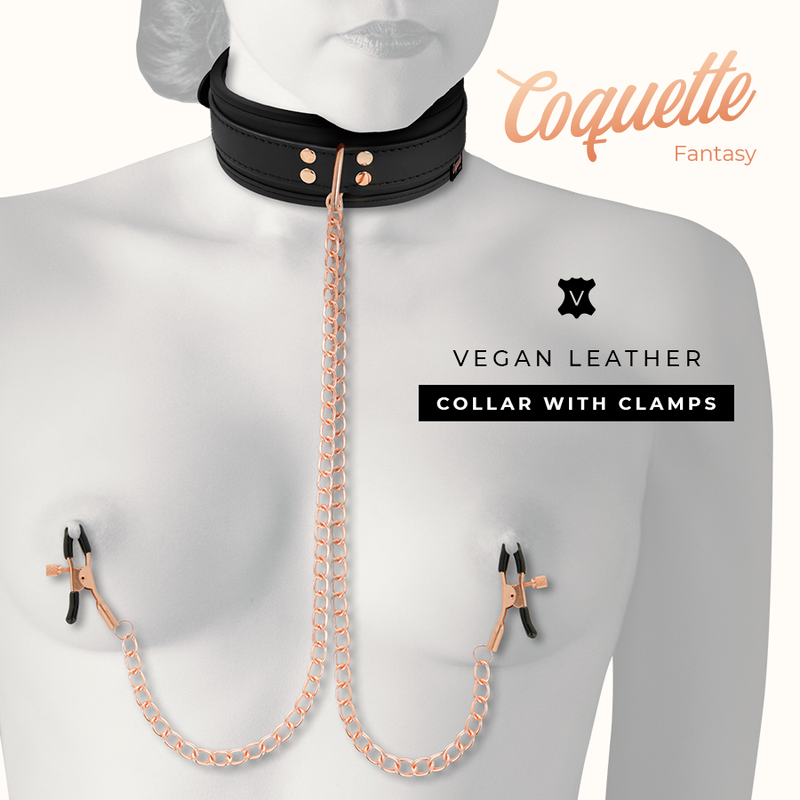 COQUETTE CHIC DESIRE - COLLIER PINCE TIP FANTAISIE AVEC DOUBLURE EN NÉOPRÈNE - 7eme ciel