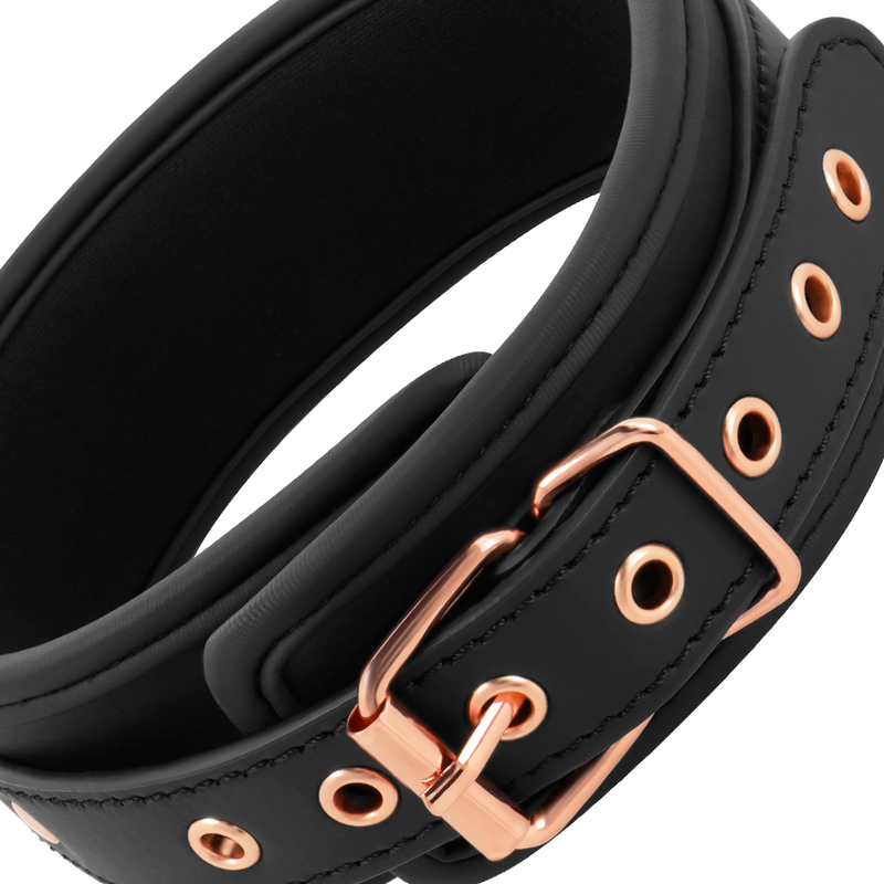 COQUETTE CHIC DESIRE - COLLIER FANTAISIE EN CUIR VÉGAN AVEC BRACELET ET DOUBLURE EN NÉOPRÈNE - 7eme ciel