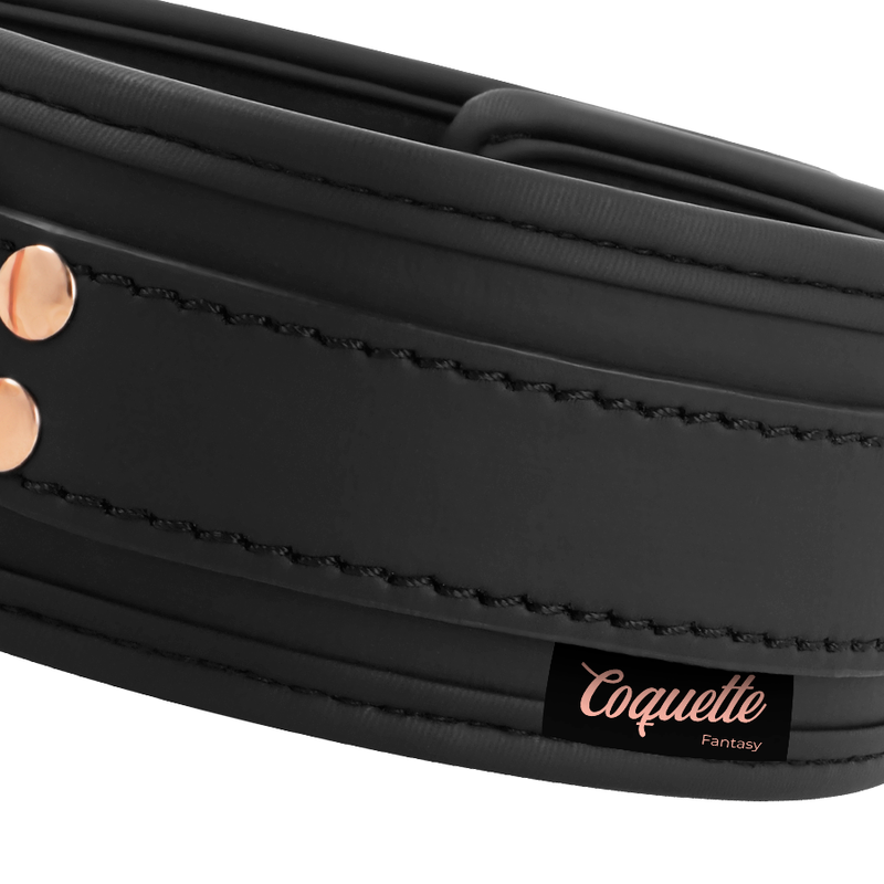 COQUETTE CHIC DESIRE - COLLIER FANTAISIE EN CUIR VÉGAN AVEC BRACELET ET DOUBLURE EN NÉOPRÈNE - 7eme ciel