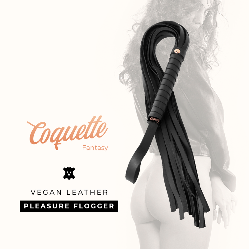 COQUETTE CHIC DESIRE - FOUET FANTAISIE EN CUIR VÉGAN - 7eme ciel