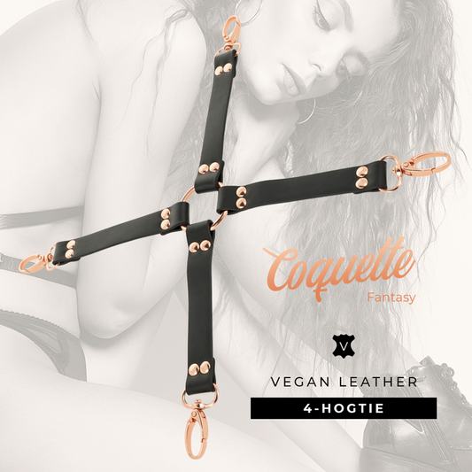 COQUETTE CHIC DESIRE - CRAVATE DE PORC FANTAISIE EN CUIR VÉGÉTAL - 7eme ciel