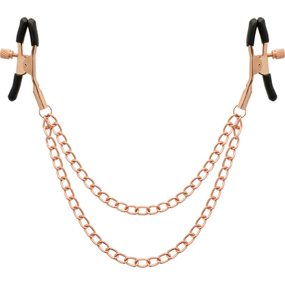 COQUETTE CHIC DESIRE - PINCES METELONS FANTAISIE EN MÉTAL AVEC CHAÎNE