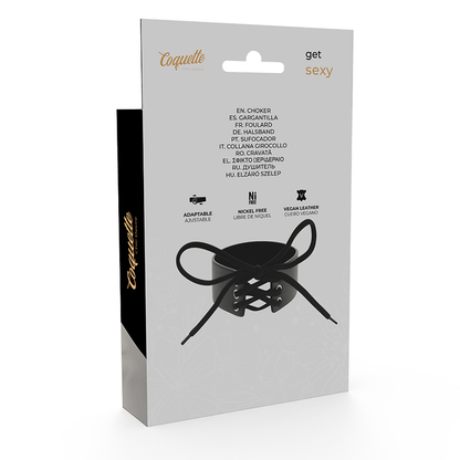 COQUETTE CHIC DESIRE - RAS DE COU EN CUIR VÉGAN - 7eme ciel