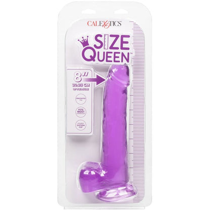 CALEXOTICS - GODE REINE TAILLE VIOLET 20.3 CM - 7eme ciel