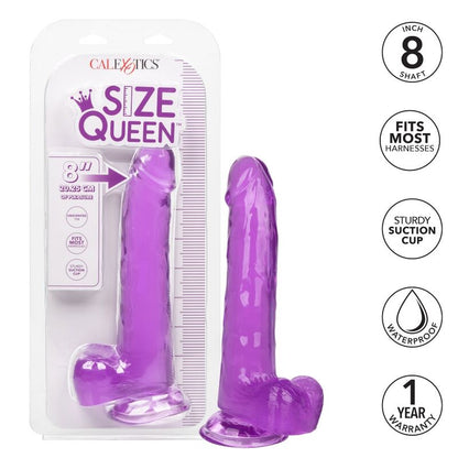 CALEXOTICS - GODE REINE TAILLE VIOLET 20.3 CM - 7eme ciel