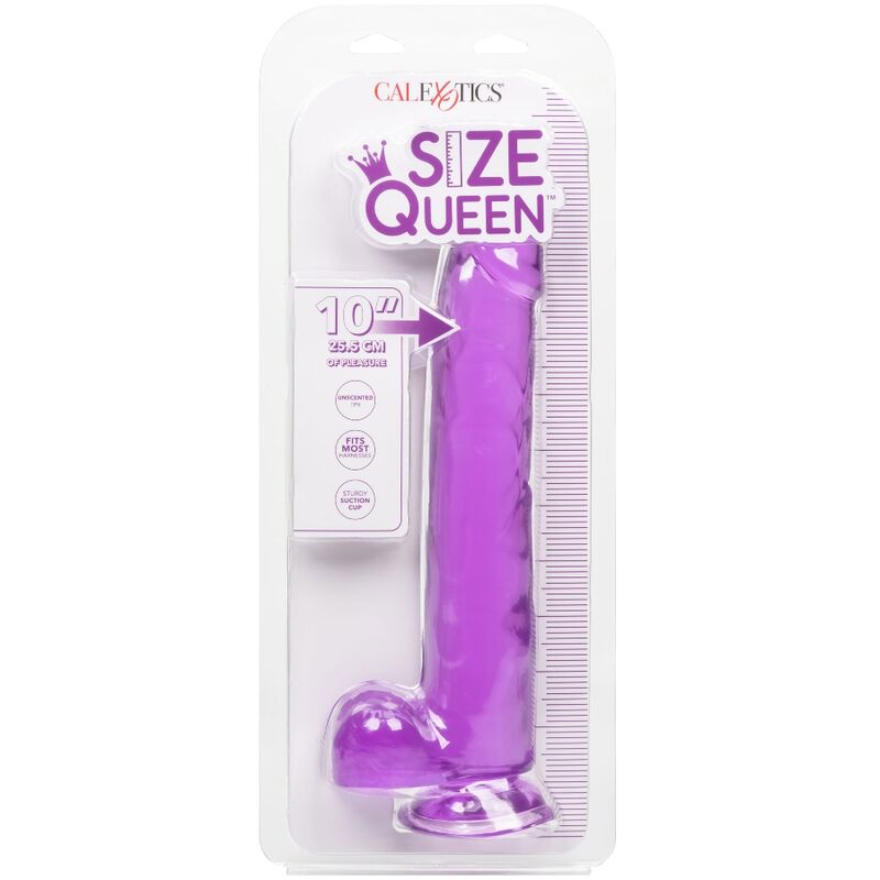 CALEXOTICS - GODE REINE TAILLE VIOLET 25.5 CM - 7eme ciel