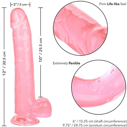 CALEXOTICS - GODE REINE TAILLE ROSE 25.5 CM - 7eme ciel