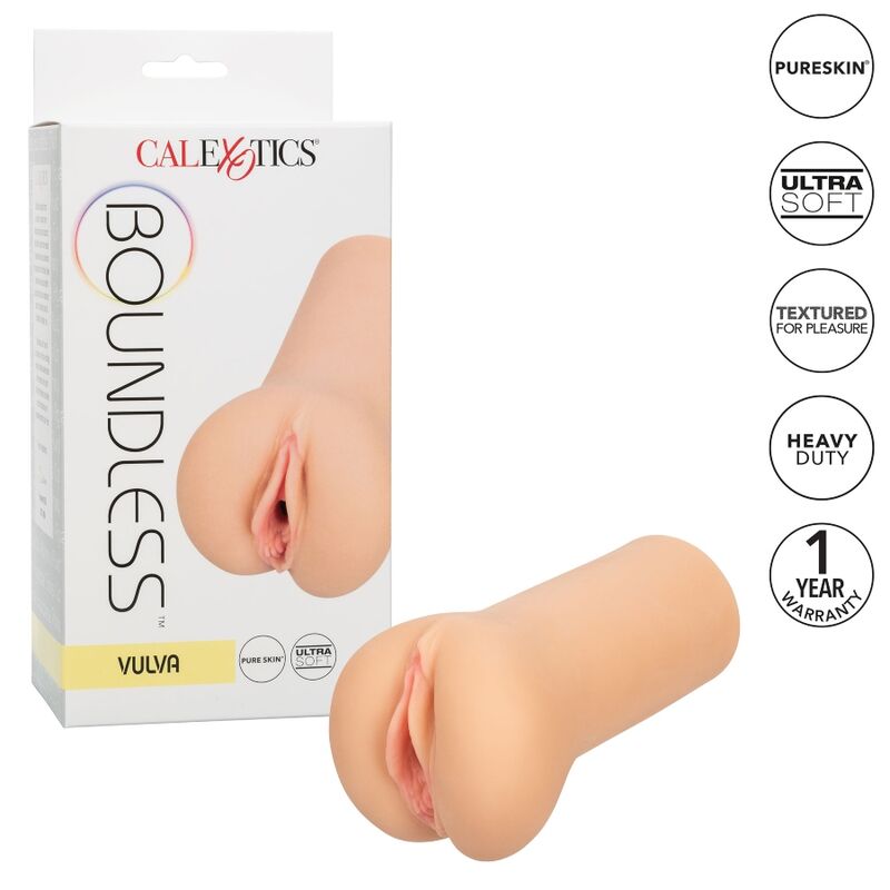 CALEXOTICS - BOUNDLESS VULVA STROKER - PEAU CLAIRE - 7eme ciel