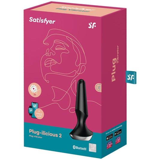 SATISFYER - VIBRATEUR PLUG ILICIOUS 2 PLUG NOIR - 7eme ciel