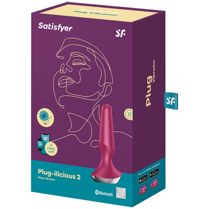 SATISFYER - VIBRATEUR PLUG ILICIOUS 2 PLUG BAIE - 7eme ciel