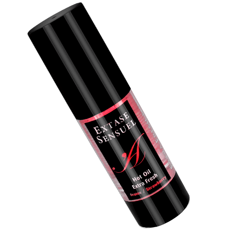 EXTASE SENSUAL - HUILE STIMULANTE FRAISE TRIP THERMIQUE 35 ML - 7eme ciel