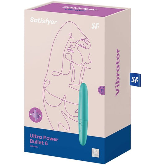 SATISFYER - ULTRA POWER BULLET 6 TURQUOISE - 7eme ciel