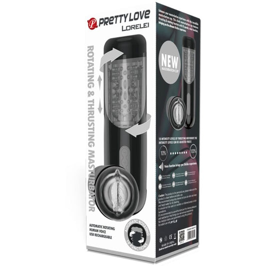 PRETTY LOVE - MASTURBATEUR RECHARGEABLE MULTIFONCTION LORELEI - 7eme ciel