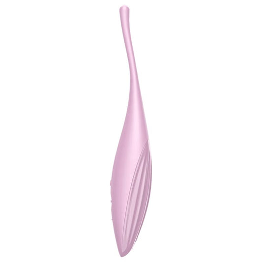 SATISFYER - VIBRATEUR  POINTE DE CLIT TWIRLING JOY ROSE - 7eme ciel
