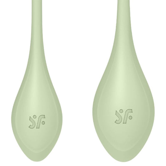 SATISFYER - ENSEMBLE ENTRAÎNEMENT YONI POWER 2 VERT - 7eme ciel