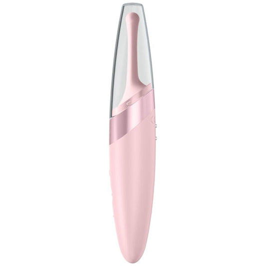SATISFYER - VIBRATEUR  POINTE DE CLIT TWIRLING DELIGHT ROSE - 7eme ciel