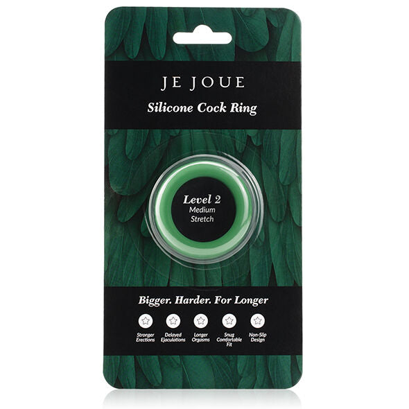 JE JOUE - BAGUE SILICONE VERTE CHOKE MOYEN - 7eme ciel