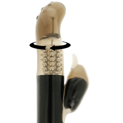 OHMAMA - VIBRATEUR ROTATEUR AVEC STIMULATEUR DELFIN CLITORIS - 7eme ciel