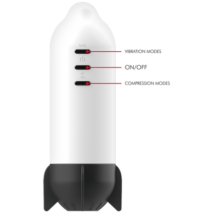 JAMYJOB - MASTURBATEUR ROCKET TECHNOLOGIE DE COMPRESSION DOUCE ET VIBRATION - 7eme ciel
