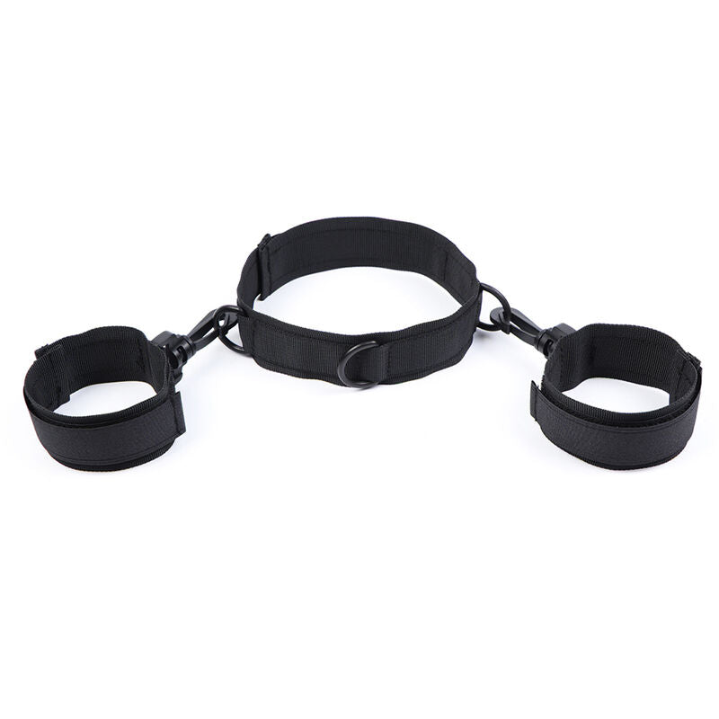 OHMAMA FETISH - MENOTTES ET COLLIER EN NYLON - 7eme ciel