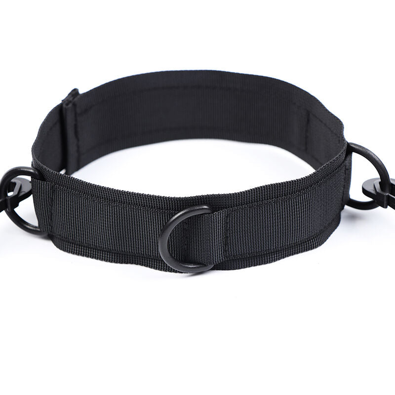 OHMAMA FETISH - MENOTTES ET COLLIER EN NYLON - 7eme ciel