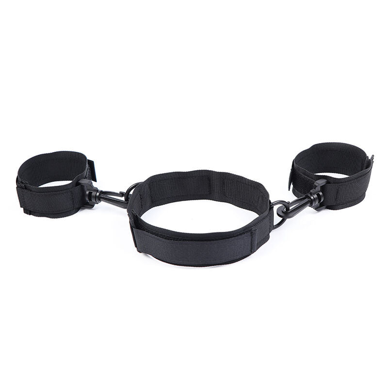 OHMAMA FETISH - MENOTTES ET COLLIER EN NYLON - 7eme ciel